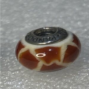 Pandora murano glass South African Giraffe Charm 790941 (Rare/Retired)